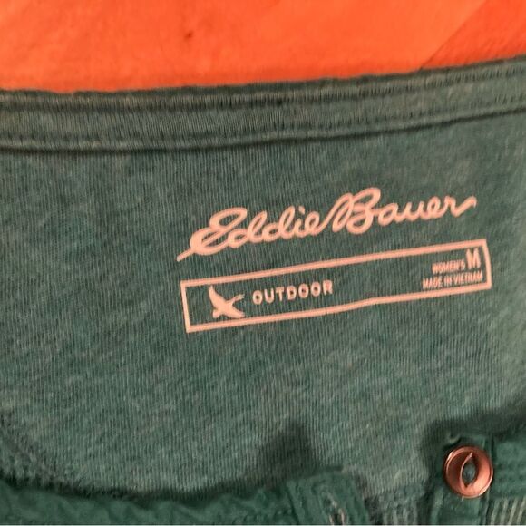 Eddie Bauer Forest Green Outdoor Top - Picture 4 of 8